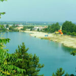 Jazero pri prevádzke MAJÁK Senec